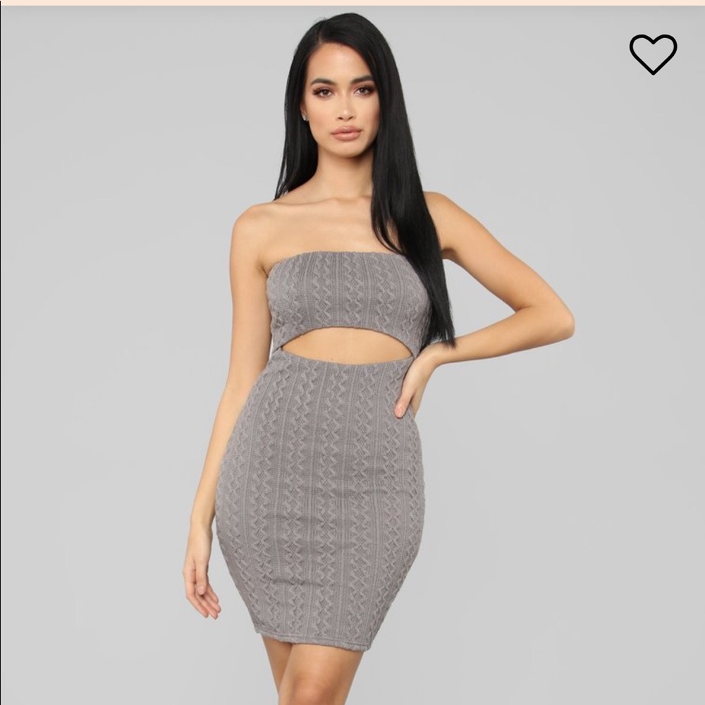 NWT Haylee Sweater Dress - Grey